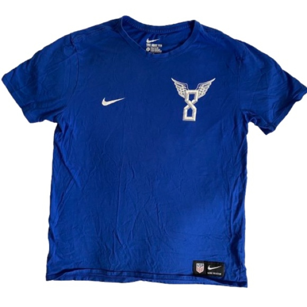 Nike Soccer #8 Dempsey Royal Blue T-shirt, Men’s L